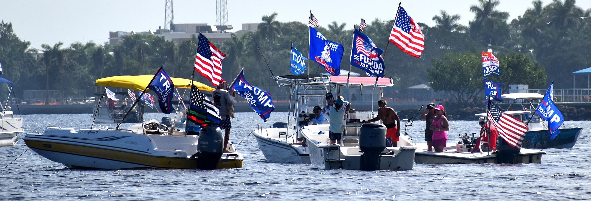 Sunday President Trump boat parade in Charlotte Harbor